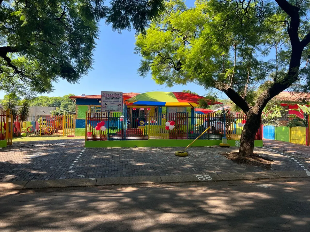 Children engaged in creative learning activities